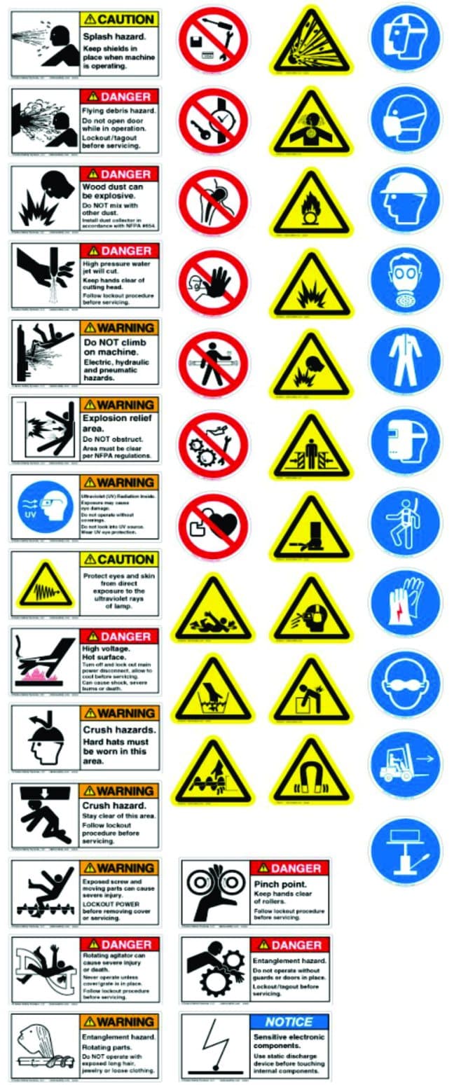 Range of safety, warning and road signage supplied by House of Cafeda